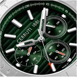 ΡΟΛΟΙ CERRUTI  CIWGK0085804 CERRUTI Filiano Chronograph Silver Stainless Steel Bracelet