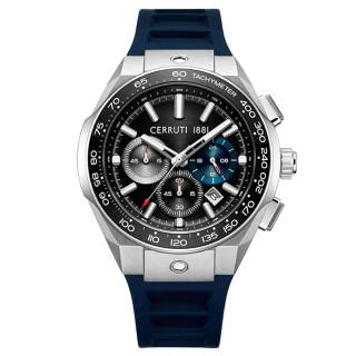 ΡΟΛΟΙ CERRUTI  CIWGO0050701 CERRUTI Ruscello Chronograph Blue Silicone Strap