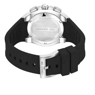 ΡΟΛΟΙ CERRUTI  CIWGO0050702 CERRUTI Ruscello Chronograph Black Silicone Strap