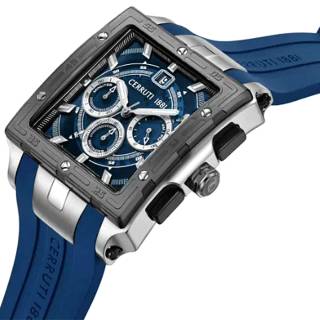 ΡΟΛΟΙ CERRUTI  CIWGO0072402 CERRUTI Odissea Chronograph Blue Silicone Strap