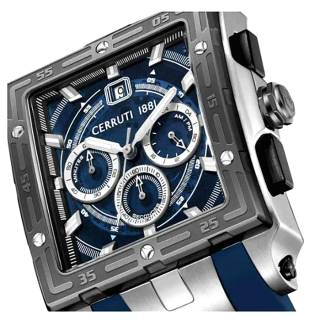 ΡΟΛΟΙ CERRUTI  CIWGO0072402 CERRUTI Odissea Chronograph Blue Silicone Strap