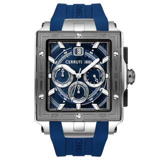 ΡΟΛΟΙ CERRUTI  CIWGO0072402 CERRUTI Odissea Chronograph Blue Silicone Strap