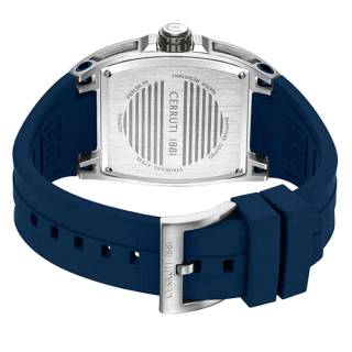 ΡΟΛΟΙ CERRUTI  CIWGQ0073701 CERRUTI Belluno Blue Silicone Strap
