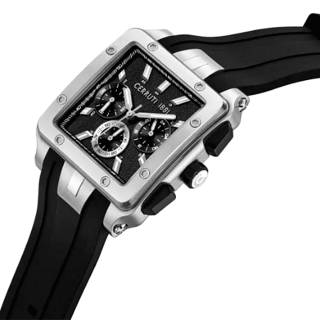 ΡΟΛΟΙ CERRUTI  CIWGQ0084901 CERRUTI Odissea Master Chronograph Black Silicone Strap