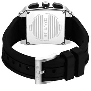 ΡΟΛΟΙ CERRUTI  CIWGQ0084901 CERRUTI Odissea Master Chronograph Black Silicone Strap