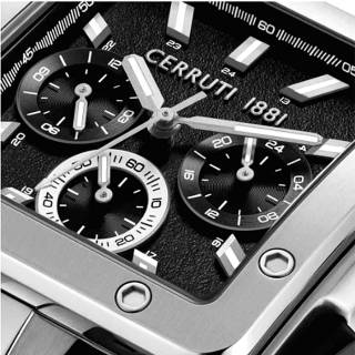 ΡΟΛΟΙ CERRUTI  CIWGQ0084901 CERRUTI Odissea Master Chronograph Black Silicone Strap