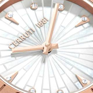 ΡΟΛΟΙ CERRUTI  CIWLG0073801 CERRUTI Filiano Crystals Rose Gold Stainless Steel Bracelet