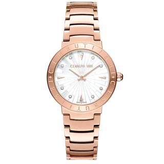 ΡΟΛΟΙ CERRUTI  CIWLG0073801 CERRUTI Filiano Crystals Rose Gold Stainless Steel Bracelet