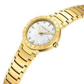 ΡΟΛΟΙ CERRUTI  CIWLG0073802 CERRUTI Filiano Crystals Gold Stainless Steel Bracelet
