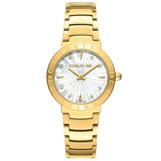 ΡΟΛΟΙ CERRUTI  CIWLG0073802 CERRUTI Filiano Crystals Gold Stainless Steel Bracelet