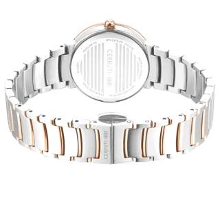ΡΟΛΟΙ CERRUTI  CIWLG0073803 CERRUTI Filiano Crystals Two Tone Stainless Steel Bracelet