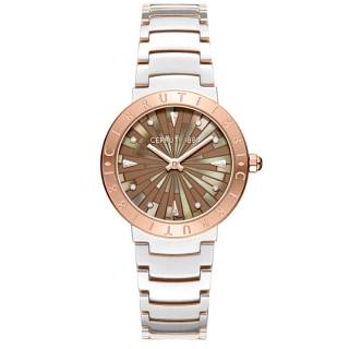 ΡΟΛΟΙ CERRUTI  CIWLG0073803 CERRUTI Filiano Crystals Two Tone Stainless Steel Bracelet
