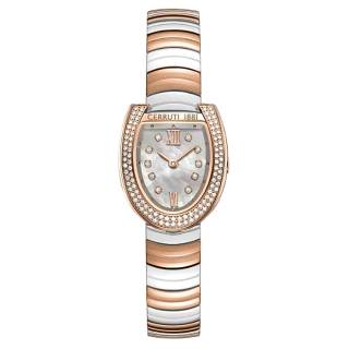 ΡΟΛΟΙ CERRUTI  CIWLG0074103 CERRUTI Lerici Crystals Two Tone Stainless Steel Bracelet