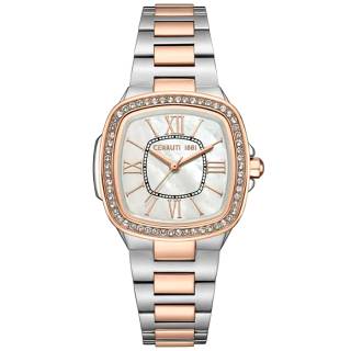 ΡΟΛΟΙ CERRUTI  CIWLG0086001 CERRUTI Casale Crystals Two Tone Stainless Steel Bracelet
