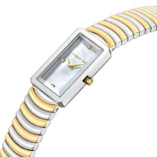 ΡΟΛΟΙ CERRUTI  CIWLG0086202 CERRUTI Vallucciole Crystals Two Tone Stainless Steel Bracelet