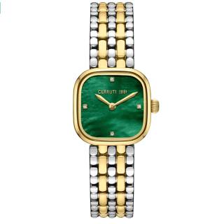 ΡΟΛΟΙ CERRUTI  CIWLG0086603 CERRUTI Casena Crystals Two Tone Stainless Steel Bracelet