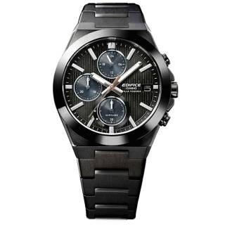 ΡΟΛΟΙ  CASIO  EFS-S650DC-1AEF CASIO Edifice Solar Chronograph Black Stainless Steel Bracelet