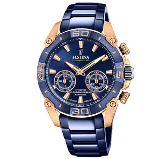 ΡΟΛΟΙ FESTINA F20549/1 FESTINA Smartwatch Blue Stainless Steel Bracelet Special Edition