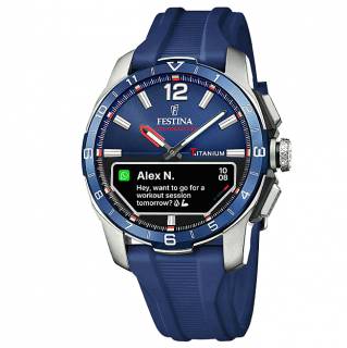 ΡΟΛΟΙ FESTINA   F23000/1 FESTINA Connected D Smartwatch Blue Rubber Strap