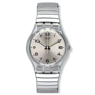 ΡΟΛΟΙ SWATCH GM416B SWATCH Metallix Silverall Silver Stainless Steel Bracelet
