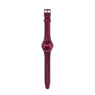ΡΟΛΟΙ SWATCH  GR405 SWATCH Worldhood Redbaya Purple Silicone Strap