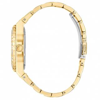ΡΟΛΟΙ GUESS  GW0302L2 GUESS Reveal  Crystals Gold Stainless Steel Bracelet