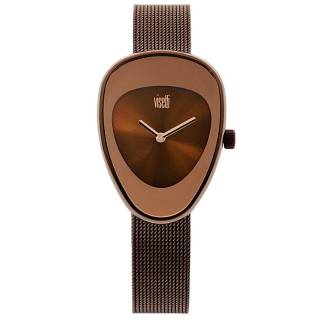 ΡΟΛΟΙ VISETTI  LG-363KK VISETTI Graceful Brown Stainless Steel Bracelet