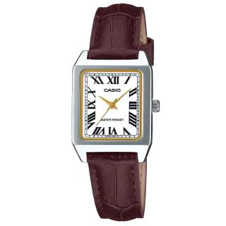 ΡΟΛΟΙ  CASIO   LTP-B150L-7B2EF CASIO Collection Brown Leather Strap