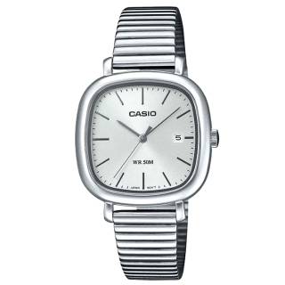 ΡΟΛΟΙ  CASIO  LTP-B166D-7AVEF CASIO Silver Stainless Steel Bracelet