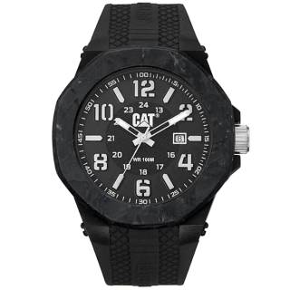 ΡΟΛΟΙ CATERPILLAR  LV16121132 CATERPILLAR Carbon Crush Black Silicone Strap
