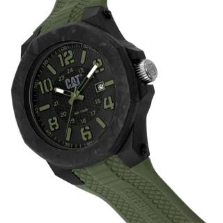 ΡΟΛΟΙ CATERPILLAR  LV16123133 CATERPILLAR Carbon Crush Green Silicone Strap