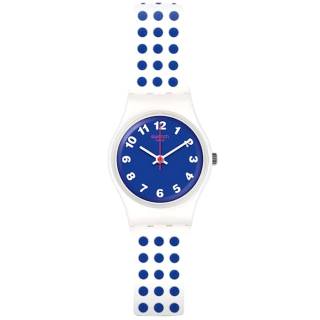 ΡΟΛΟΙ SWATCH    LW159 SWATCH Vibe Bluedots Two Tone Silicone Strap