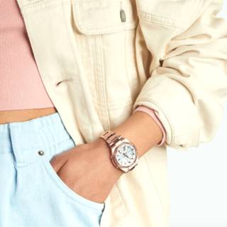 ΡΟΛΟΙ  CASIO MSG-B100DG-4AER CASIO Edifice Solar Bluetooth Rose Gold Stainless Steel Bracelet