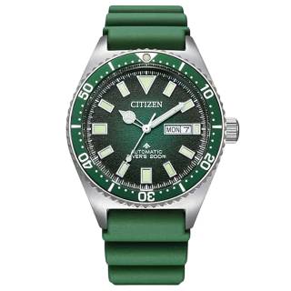 ΡΟΛΟΙ  CITIZEN   NY0121-09XE CITIZEN Promaster Divers Automatic Green Synthetic Strap