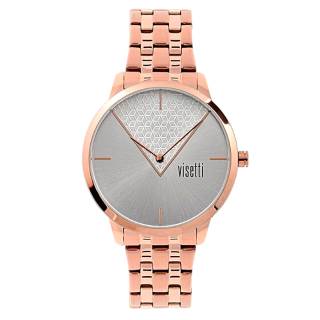 ΡΟΛΟΙ VISETTI  PE-491RI VISETTI Ladies Rose Gold Stainless Steel Bracelet