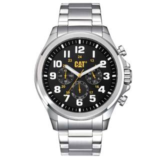 ΡΟΛΟΙ CATERPILLAR   PU14311117 CATERPILLAR Operator 1.2 Chronograph Silver Stainless Steel Bracelet