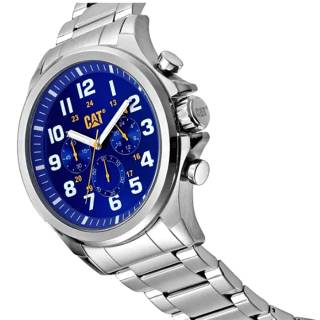 ΡΟΛΟΙ CATERPILLAR  PU14311617 CATERPILLAR Operator 1.2 Chronograph Silver Stainless Steel Bracelet