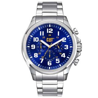 ΡΟΛΟΙ CATERPILLAR  PU14311617 CATERPILLAR Operator 1.2 Chronograph Silver Stainless Steel Bracelet
