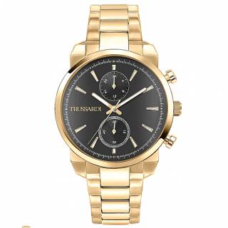 ΡΟΛΟΙ TRUSSARDI R2453154001 TRUSSARDI T-City  Gold Stainless Steel Bracelet