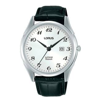 ΡΟΛΟΙ LORUS  RH949NX5 LORUS Classic Black Leather Strap