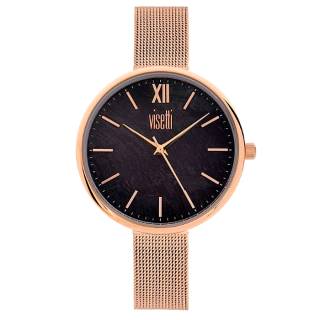 ΡΟΛΟΙ VISETTI RI-352RB  VISETTI Dress Code Rose Gold Stainless Steel Bracelet