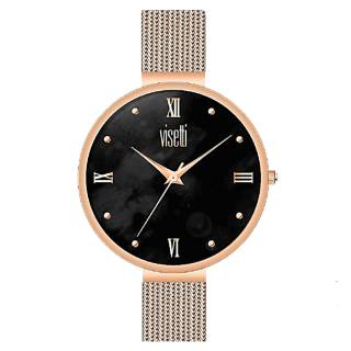 ΡΟΛΟΙ VISETTI  RI-493RB  VISETTI Ladies Rose Gold Stainless Steel Bracelet