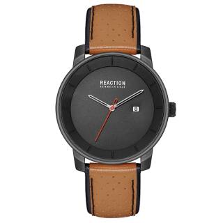 Ρολόι REACTION KENNETH COLE RK50081004 REACTION KENNETH COLE Casual Brown Synthetic Strap