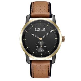 Ρολόι REACTION KENNETH COLE RK50084001 REACTION KENNETH COLE Casual Brown Synthetic Strap