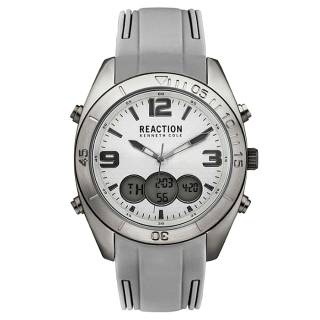 Ρολόι REACTION KENNETH COLE RK50599002 REACTION KENNETH COLE Sports Chronograph Grey Silicone Strap