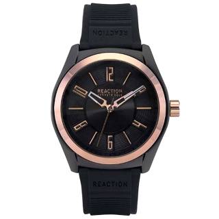 Ρολόι REACTION KENNETH COLE RK50899004 REACTION KENNETH COLE Sport Black Silicone Strap