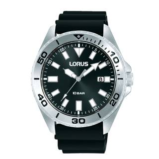 ΡΟΛΟΙ LORUS  RXH55KX9 LORUS Sports Black Stainless Steel Bracelet