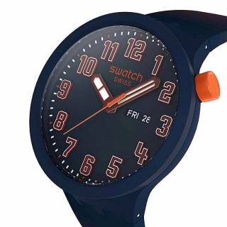 ΡΟΛΟΙ SWATCH SB01S700  SWATCH Essentials Essentially Confident Two Tone Silicone Strap