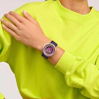 ΡΟΛΟΙ SWATCH SB07S120 SWATCH Audacious Acai Purple Silicone Strap