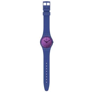 ΡΟΛΟΙ SWATCH SO28N102 SWATCH Gents Mood Boost Purple Bio-Sourced Material Strap